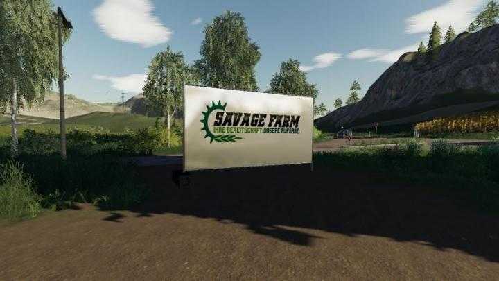 FS19 – Hoarding With Branding V1