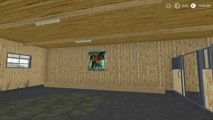 FS19 – Horse Stable With Boxes V1