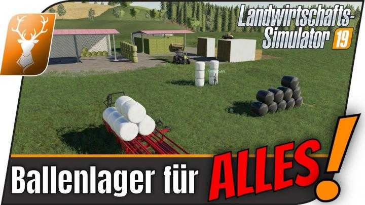 FS19 – Hot Ballenlager (Mp/Fe/He) V1.0.1.0