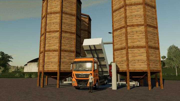 FS19 – Hot Farmsilo Wood V1