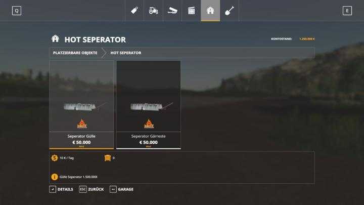 FS19 – Hot Seperator V1.0.1