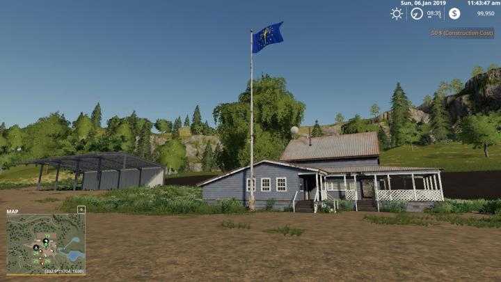 FS19 – Indiana Flag V1