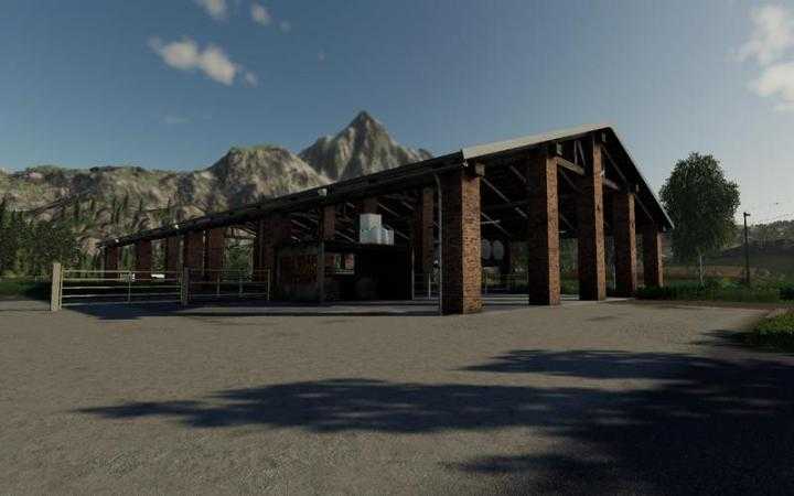 FS19 – Italian Old Style Cow Shed V1