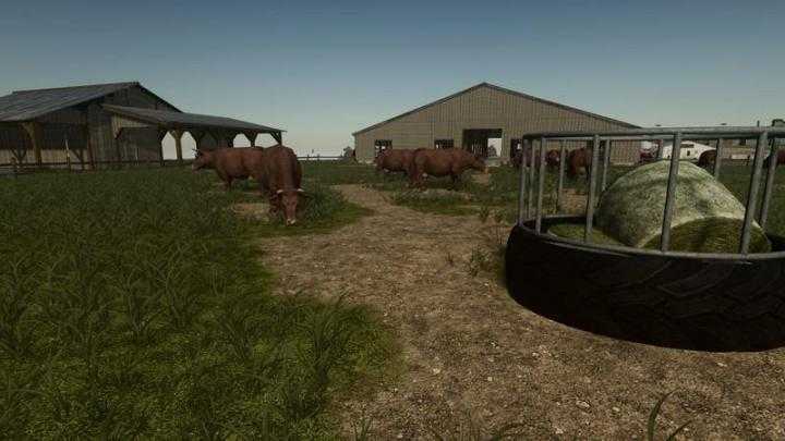 FS19 – Large Cattle Barn V1