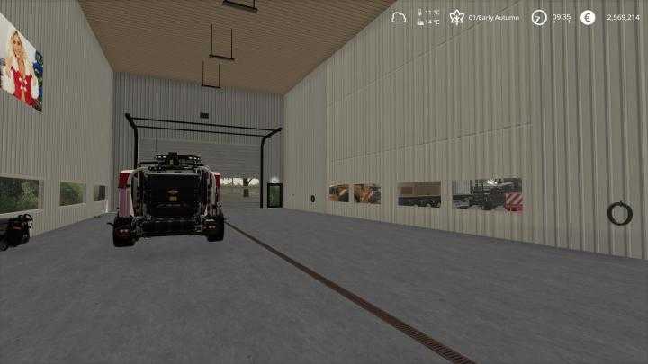 FS19 – Large Mechanic Shop V1.3