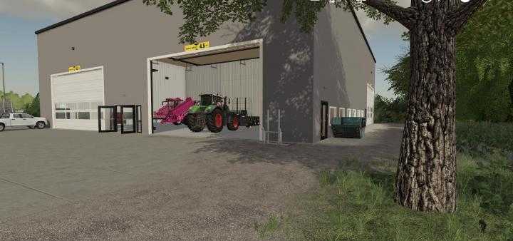 FS19 – Large Mechanic Shop V1.3