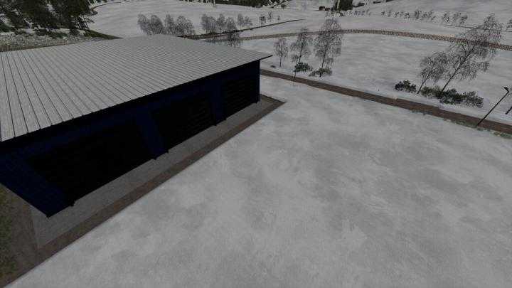 FS19 – Large Pull Through Garage Pack V1