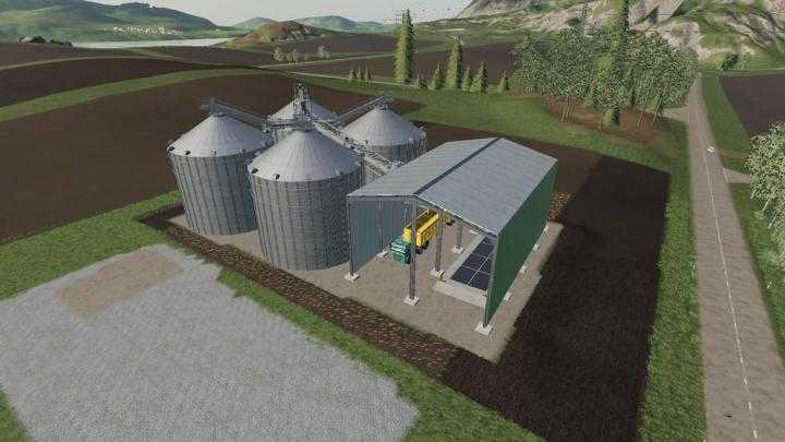 FS19 – Large Silo Facility V1