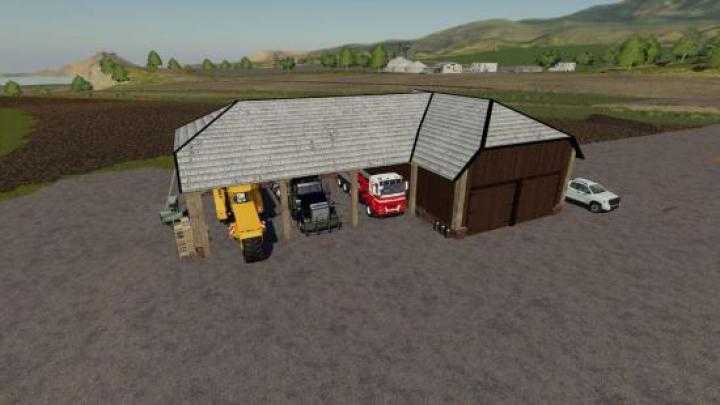 FS19 – Large Vehicle Shed V1