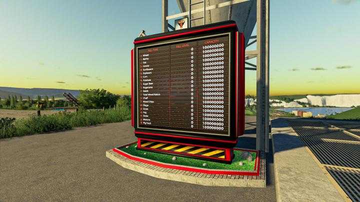 FS19 – Led Panel Silo Display V1