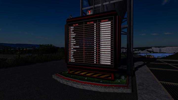 FS19 – Led Panel Silo Display V1