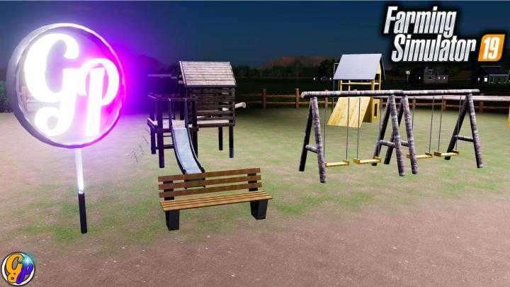 FS19 – Led Sign – Garrett Plays Logo V1.0