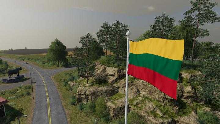 FS19 – Lithuanian Flag V1