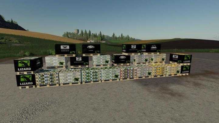 FS19 – Lizard Pallet Pack V1.1