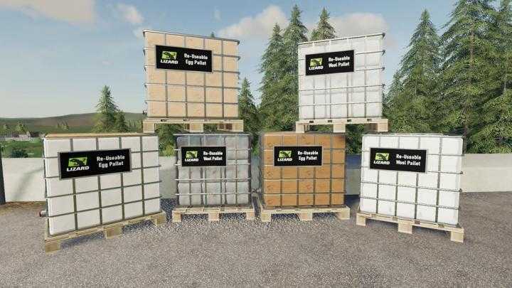 FS19 – Lizard Re-Useable Pallets V1