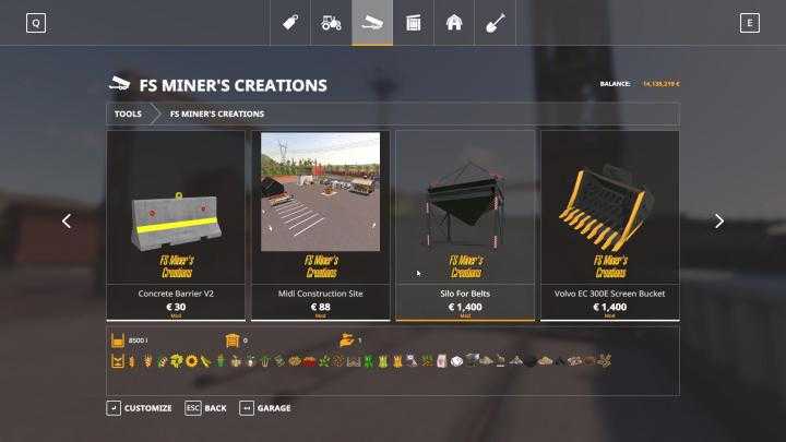 FS19 – Loading Silo For Conveyor V1.1