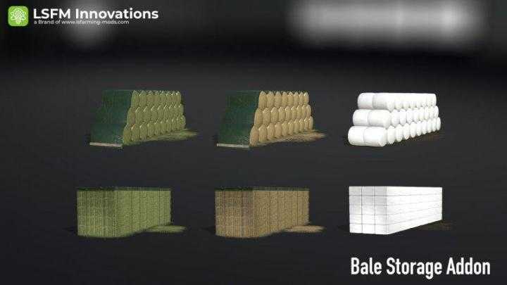 FS19 – Lsfm Ballenlager Addon V1