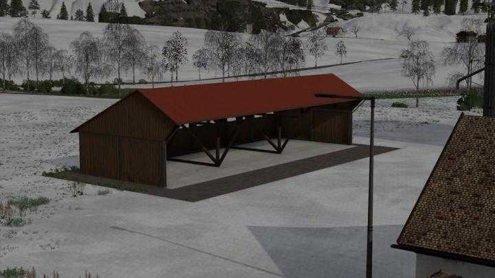 FS19 – Machine Shelter With Lighting V1.1