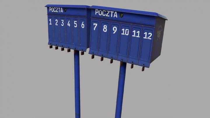 FS19 – Mailboxes (Prefab) V1