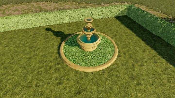 FS19 – Marble Fountain V1