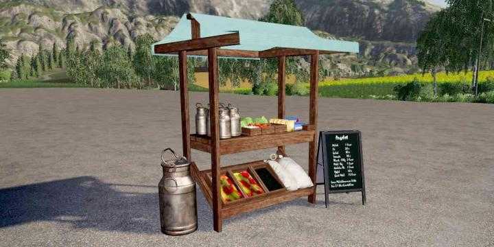 FS19 – Market Stall V1