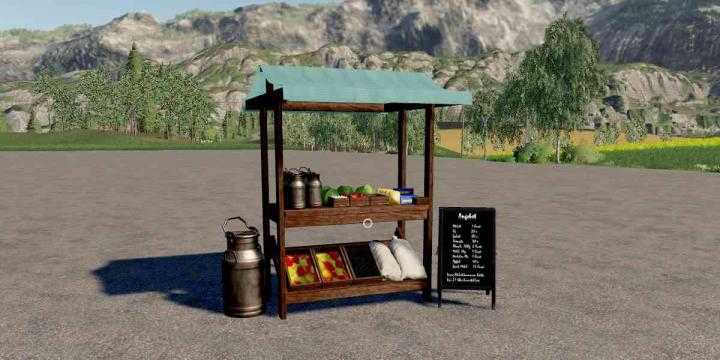 FS19 – Market Stall V1