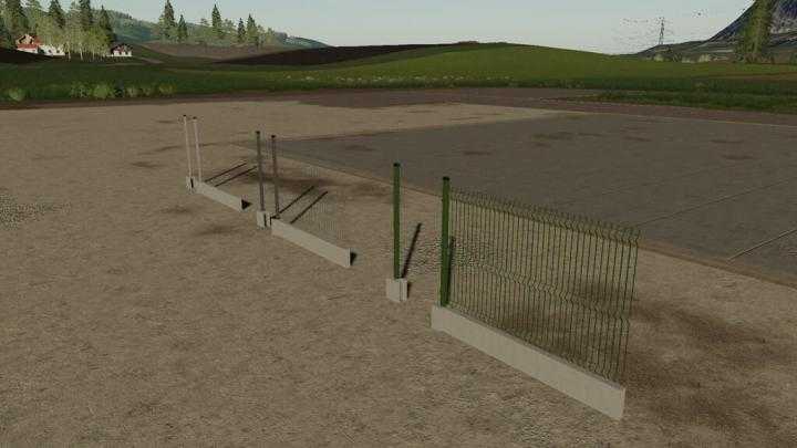 FS19 – Metal Panel Fences V1