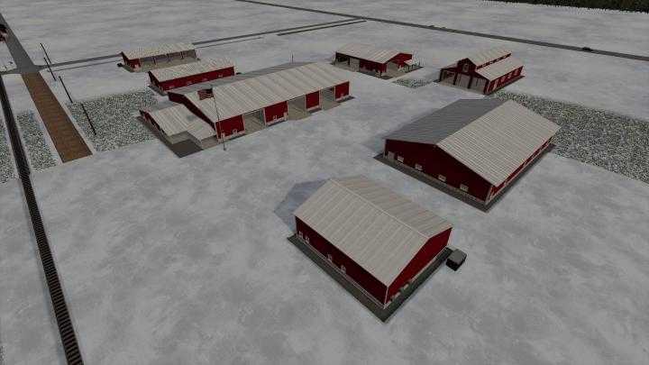 FS19 – Michigan Farms Map Shed Pack V2