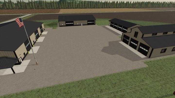 FS19 – Michigan Farms Map Shed Pack V2