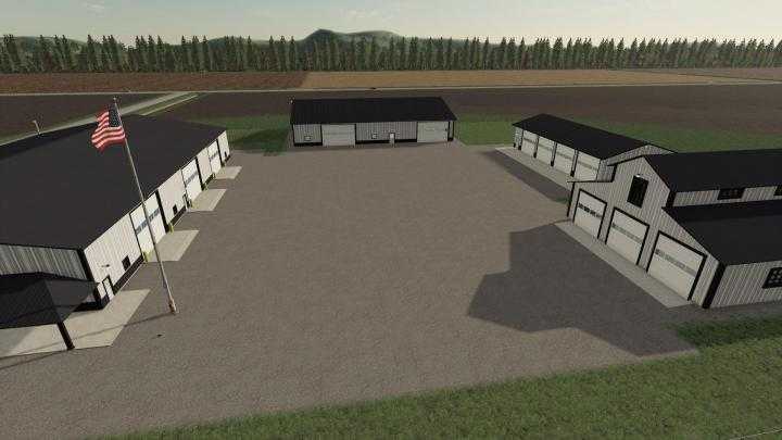 FS19 – Michigan Farms Map Shed Pack V2