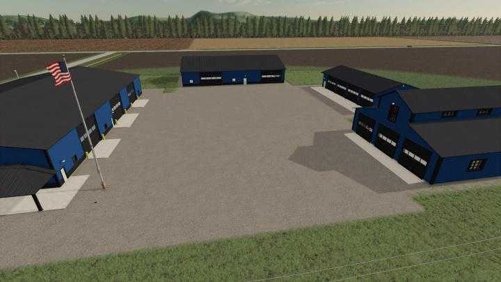 FS19 – Michigan Farms Map Shed Pack V2