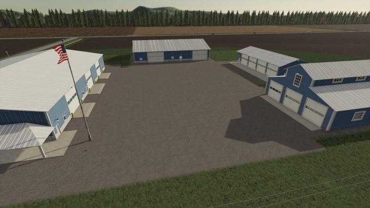 FS19 – Michigan Farms Map Shed Pack V2