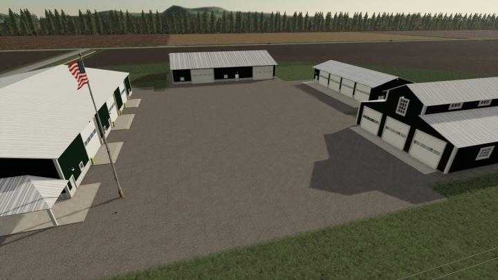 FS19 – Michigan Farms Map Shed Pack V2