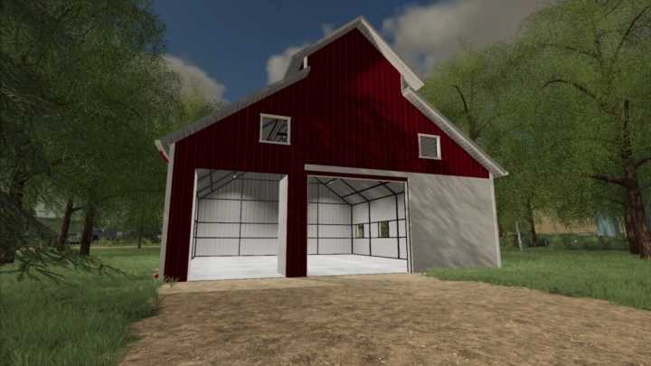 Modern Red Barn V1.0 FS19