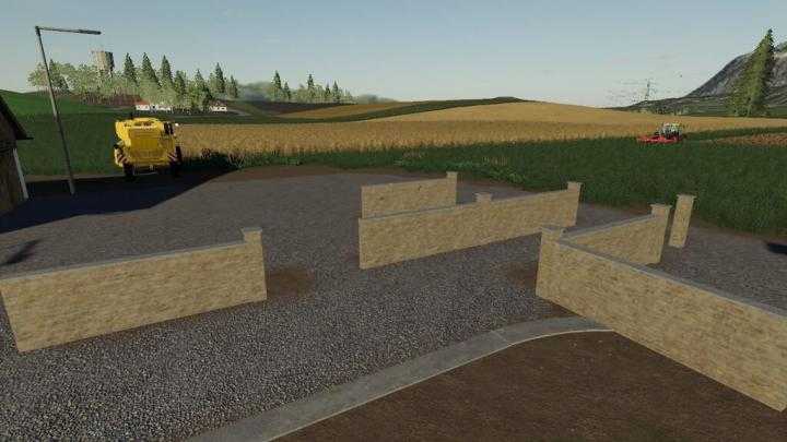 FS19 – Old Brick Wall V1