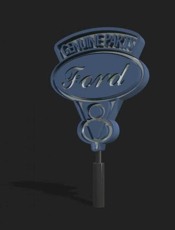 FS19 – Old Ford Sign V1