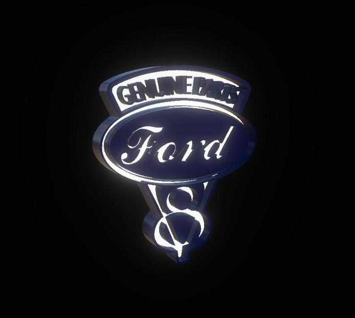 FS19 – Old Ford Sign V1