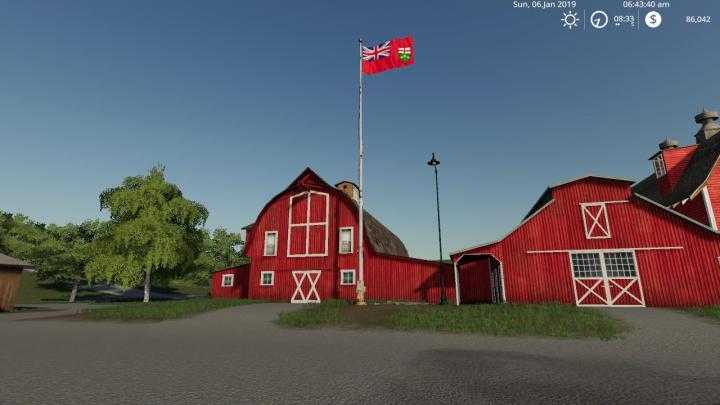 FS19 – Ontario Flag V1