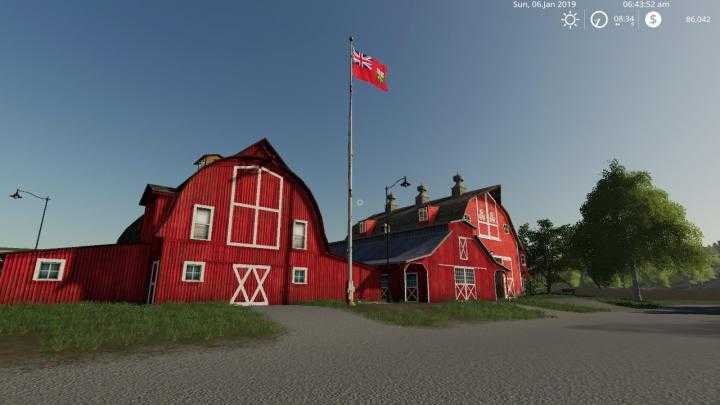 FS19 – Ontario Flag V1