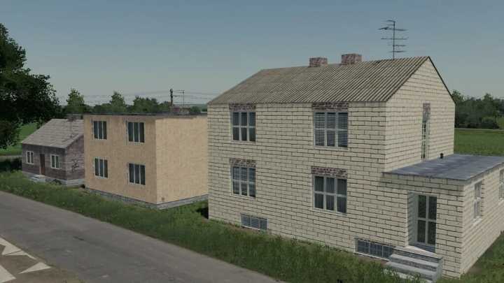 Pack Of Three Houses V1.1 FS19