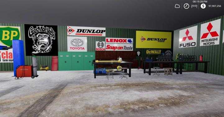 FS19 – Placable Ac 2500S Shed Pack V1.1