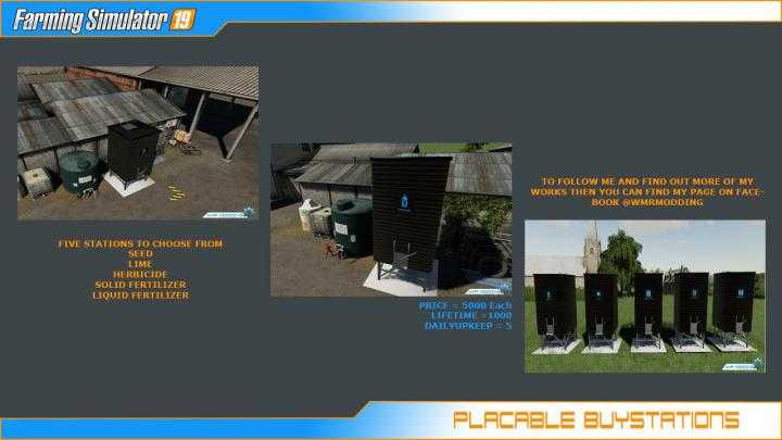 FS19 – Placable Buystations V1