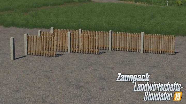 FS19 – Placable Fence Package V1