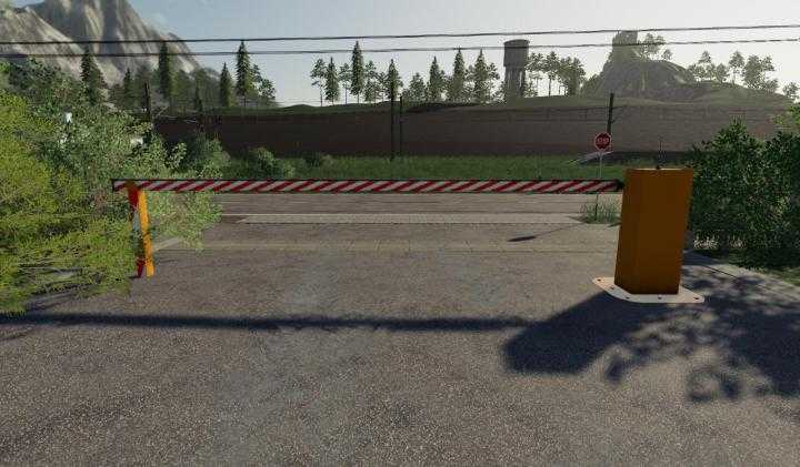 FS19 – Placeable Automatic Barrier V1