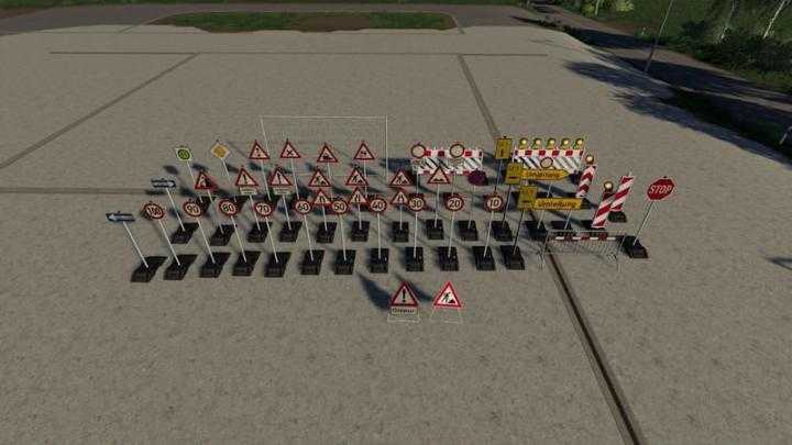 FS19 – Placeable Barrier Pack V4