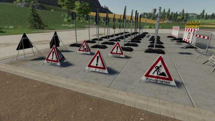 FS19 – Placeable Barrier Pack V4