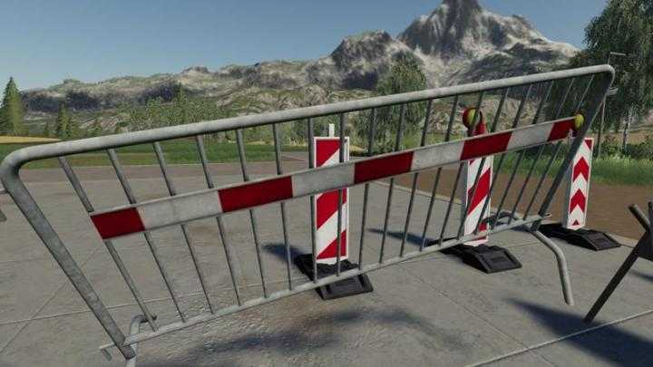 FS19 – Placeable Barrier Pack V4