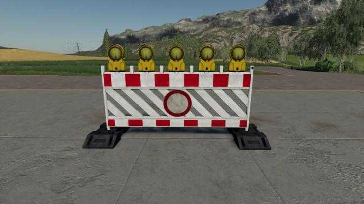 FS19 – Placeable Barrier Pack V4