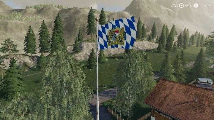 FS19 – Placeable Bayern Flag V1