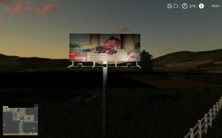 FS19 – Placeable Billboard V1